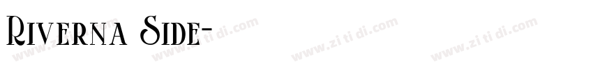 Riverna Side字体转换
